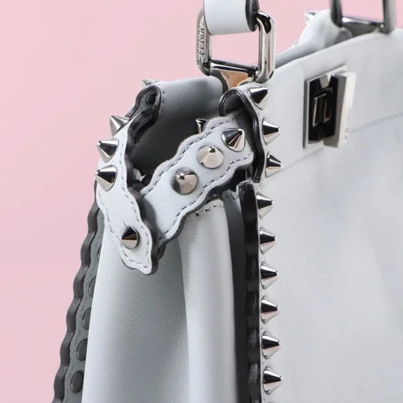 Fendi Nappa Micro Studded Mini Peekaboo - Picture 5 of 15
